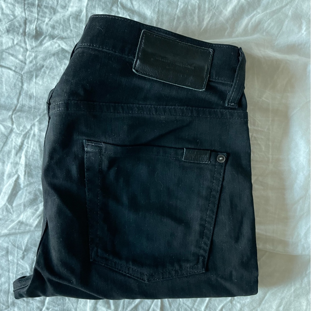7 for All Mankind, Black NEVER FADE jeans